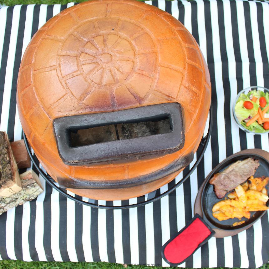 Plow & Hearth pec na pizzu talavera sienna 6P208P2950 príslušenstvo