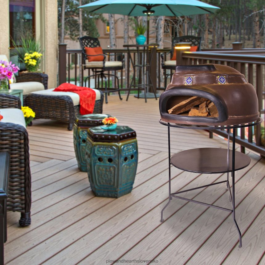 Plow & Hearth talavera veľká pec na pizzu 6P208P2944 príslušenstvo