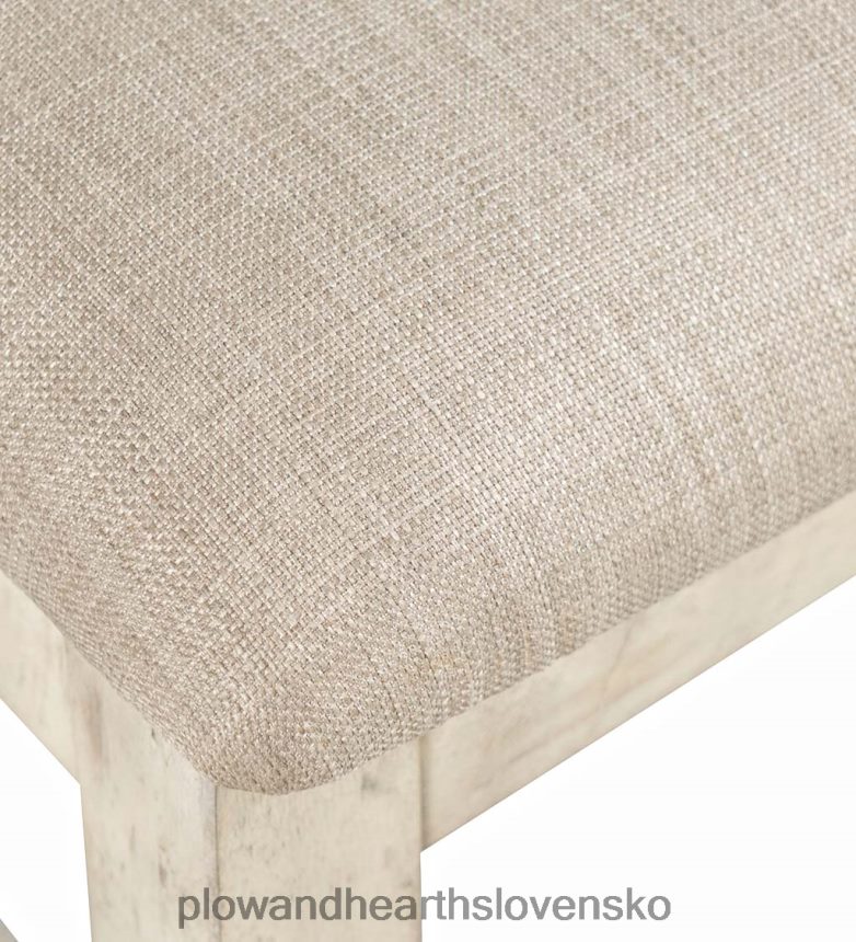 Plow & Hearth chelsea slatted back chair - scrimshaw whitewash 6P208P2104 nábytok