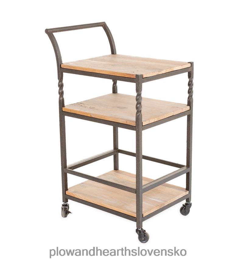 Plow & Hearth hlboký riečny kuchynský vozík na kolieskach 6P208P2102 nábytok