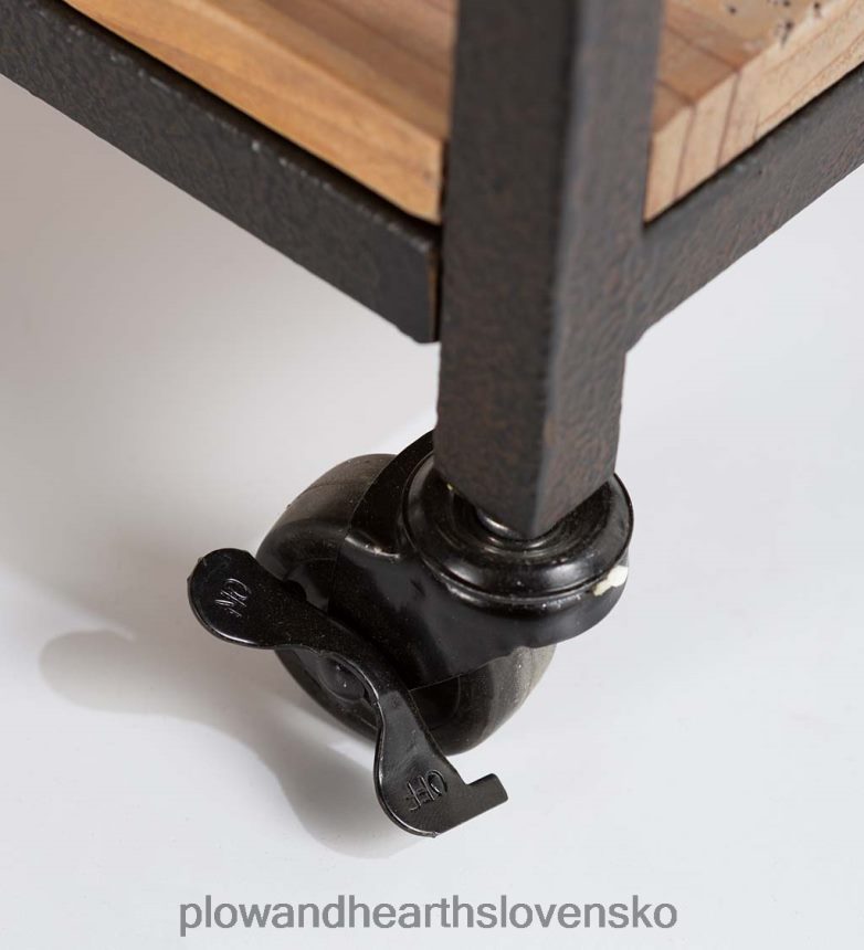 Plow & Hearth hlboký riečny kuchynský vozík na kolieskach 6P208P2102 nábytok