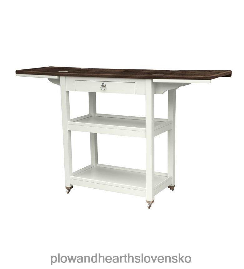 Plow & Hearth laurel ridge farmhouse collection shelby bar keep - kakao 6P208P2101 nábytok