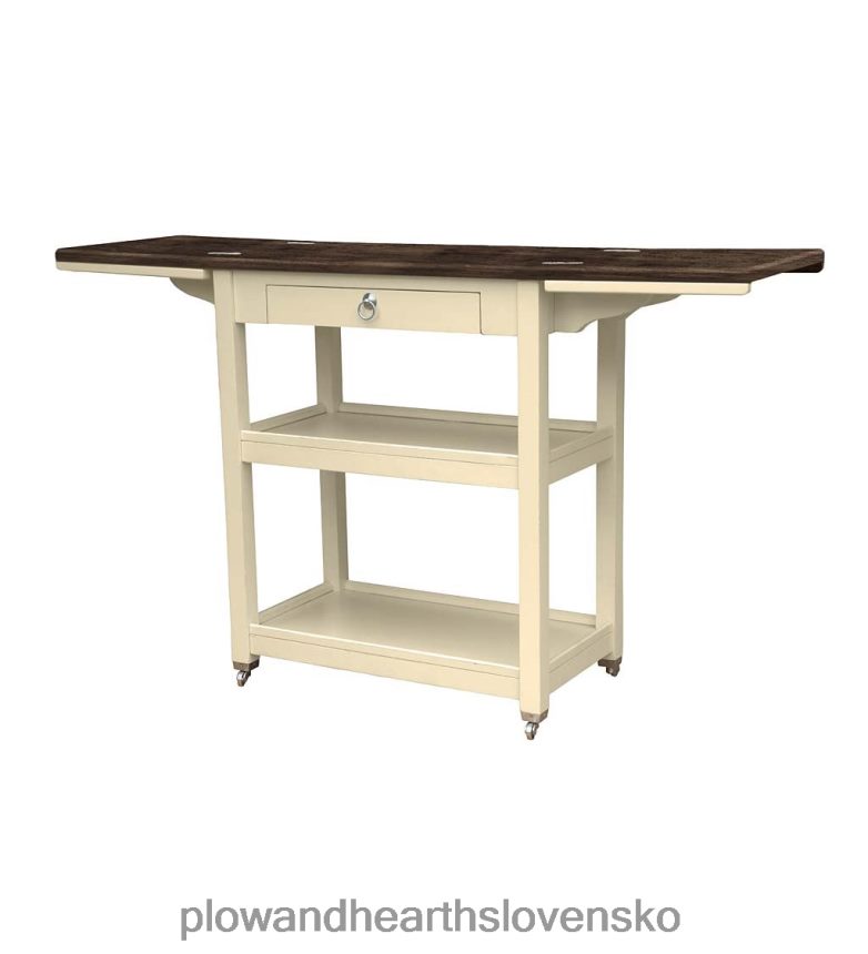 Plow & Hearth laurel ridge farmhouse collection shelby bar keep - kakao 6P208P2101 nábytok