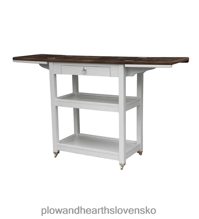 Plow & Hearth laurel ridge farmhouse collection shelby bar keep - kakao 6P208P2101 nábytok