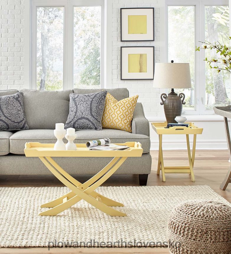 Plow & Hearth vavrínový hrebeň farma kolekcia holden podnosové stoly 6P208P2110 nábytok