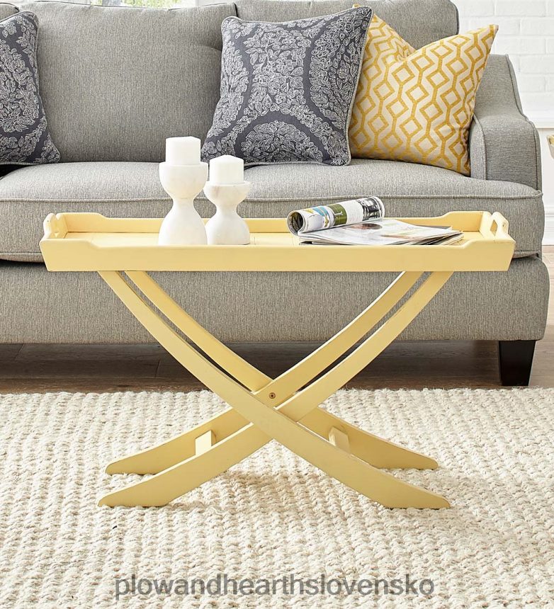 Plow & Hearth vavrínový hrebeň farma kolekcia holden podnosové stoly 6P208P2110 nábytok