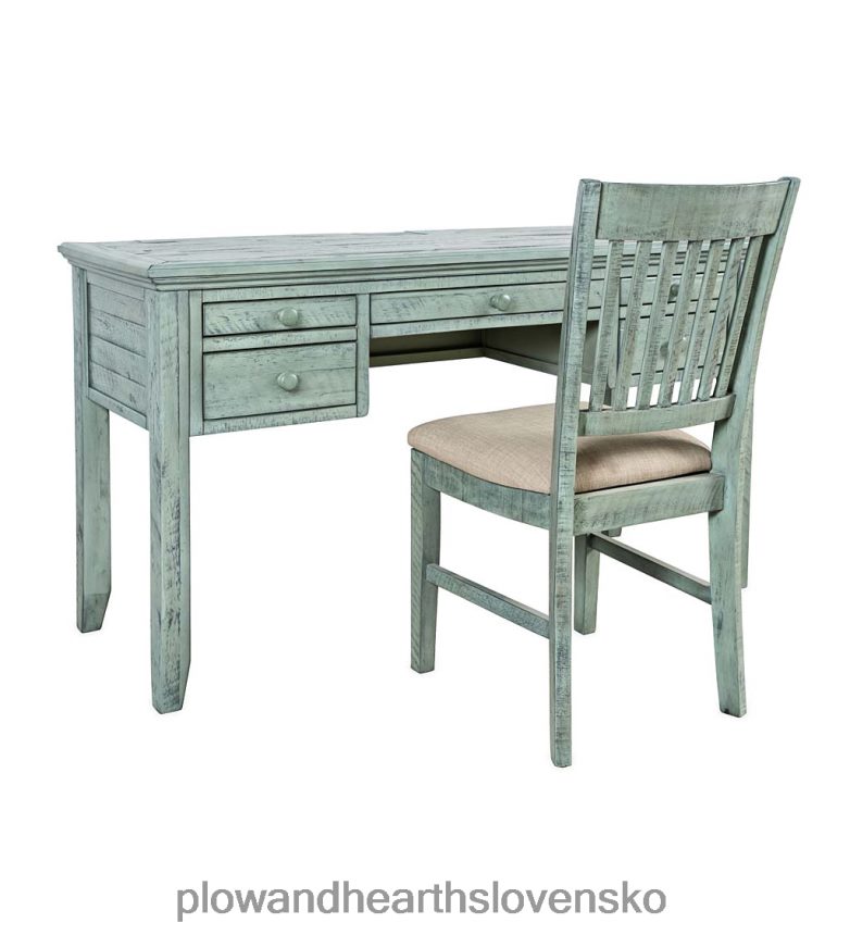 Plow & Hearth chelsea power station stôl s usb portami a zásuvkami - scrimshaw whitewash 6P208P2121 nábytok