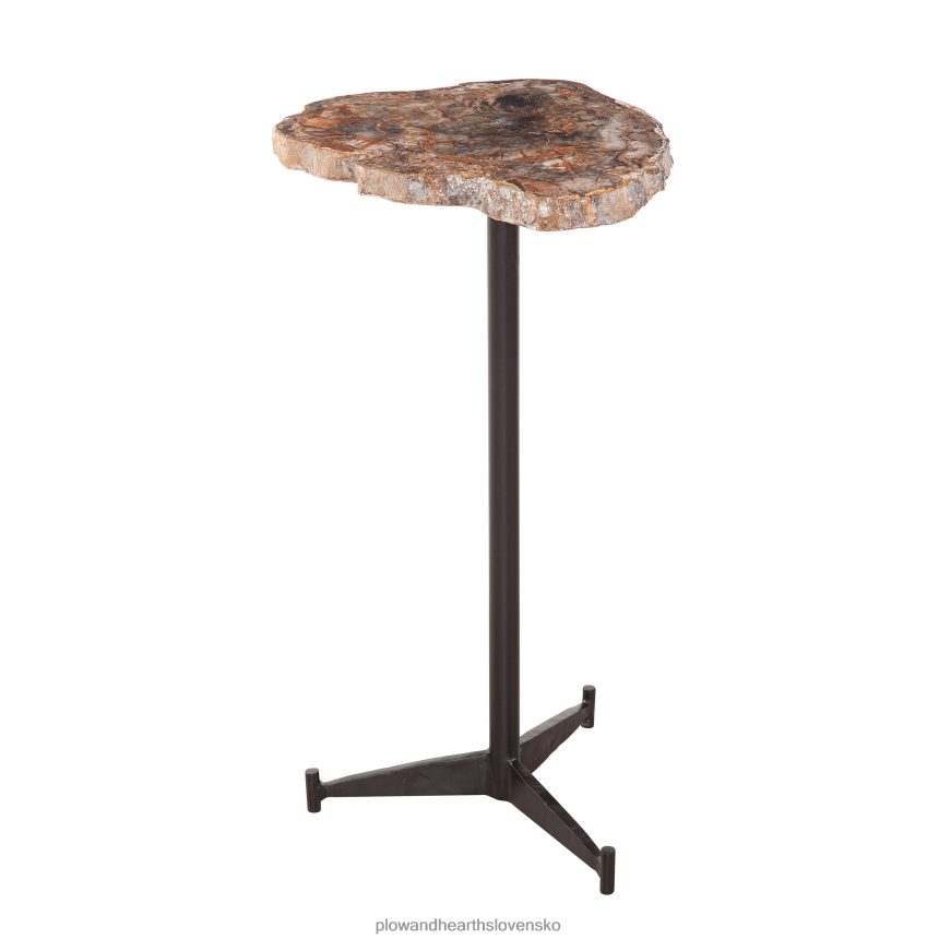 Plow & Hearth henrietta skamenený drevený akcentačný stôl 6P208P2014 nábytok