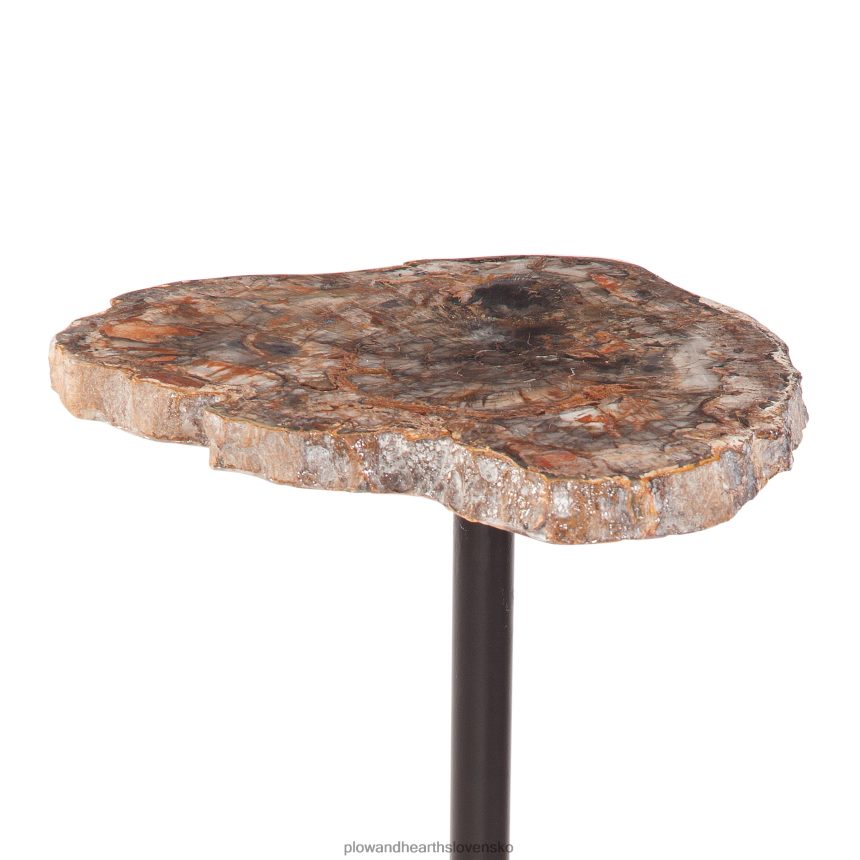 Plow & Hearth henrietta skamenený drevený akcentačný stôl 6P208P2014 nábytok