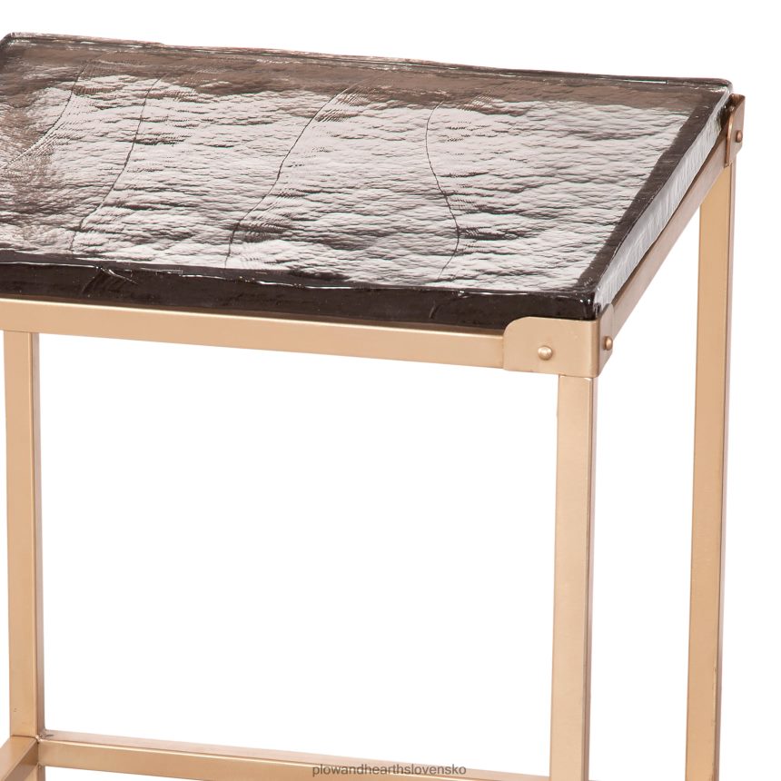 Plow & Hearth koncový stolík z liateho skla melissa 6P208P2013 nábytok