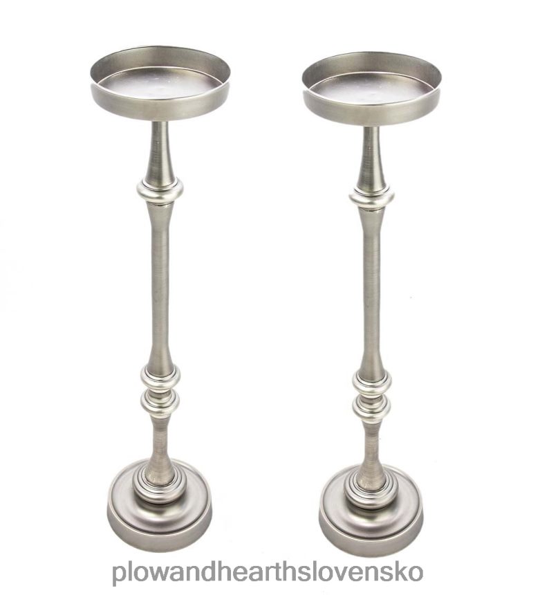 Plow & Hearth martini stoly, sada 2 ks - starostrieborne 6P208P2022 nábytok