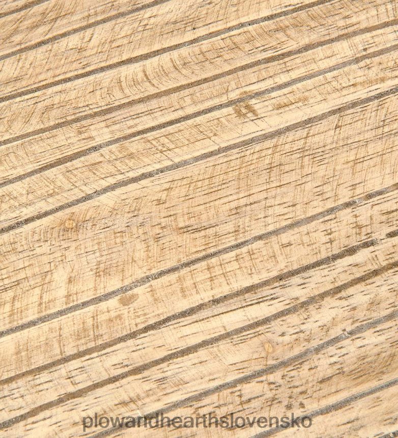 Plow & Hearth promenádny príručný stolík z kaučukovníka s dvierkami 6P208P2009 nábytok