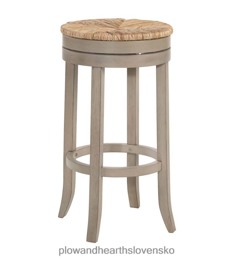 Plow & Hearth Otočná barová stolička s okrúhlym sedadlom 30