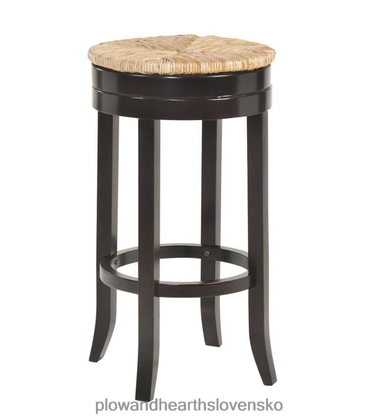 Plow & Hearth Otočná barová stolička s okrúhlym sedadlom 30