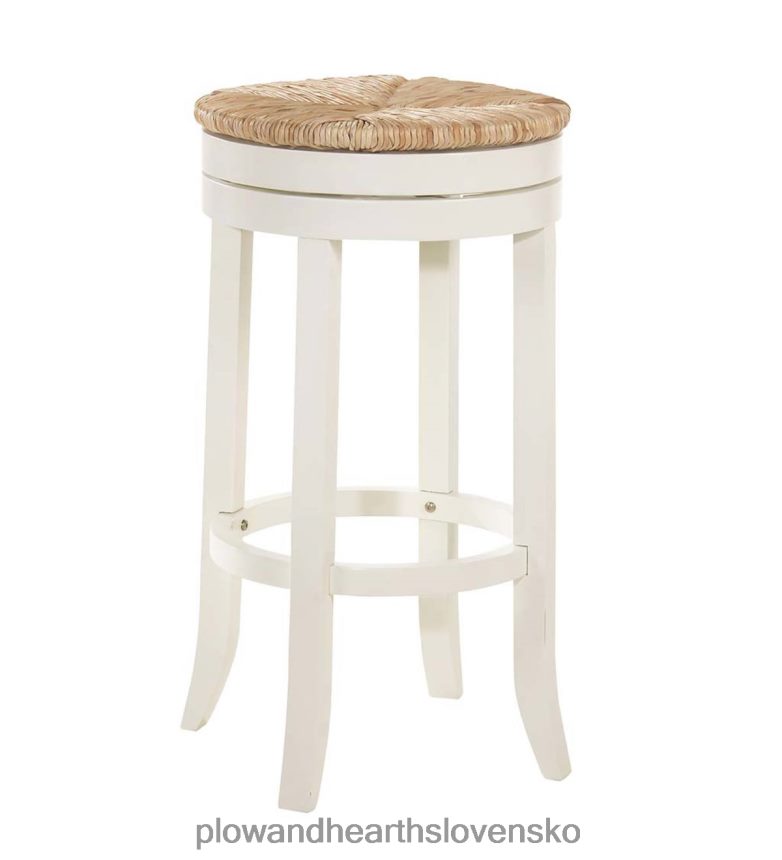 Plow & Hearth Otočná barová stolička s okrúhlym sedadlom 30