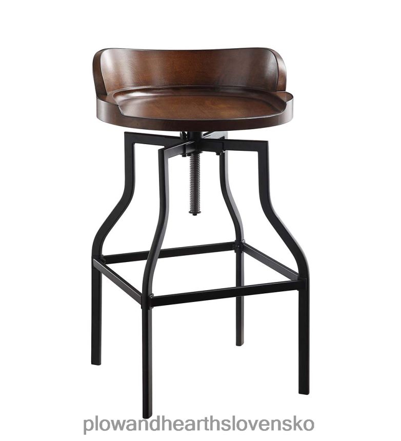 Plow & Hearth výškovo nastaviteľná stolička v sudovom štýle 6P208P2040 nábytok