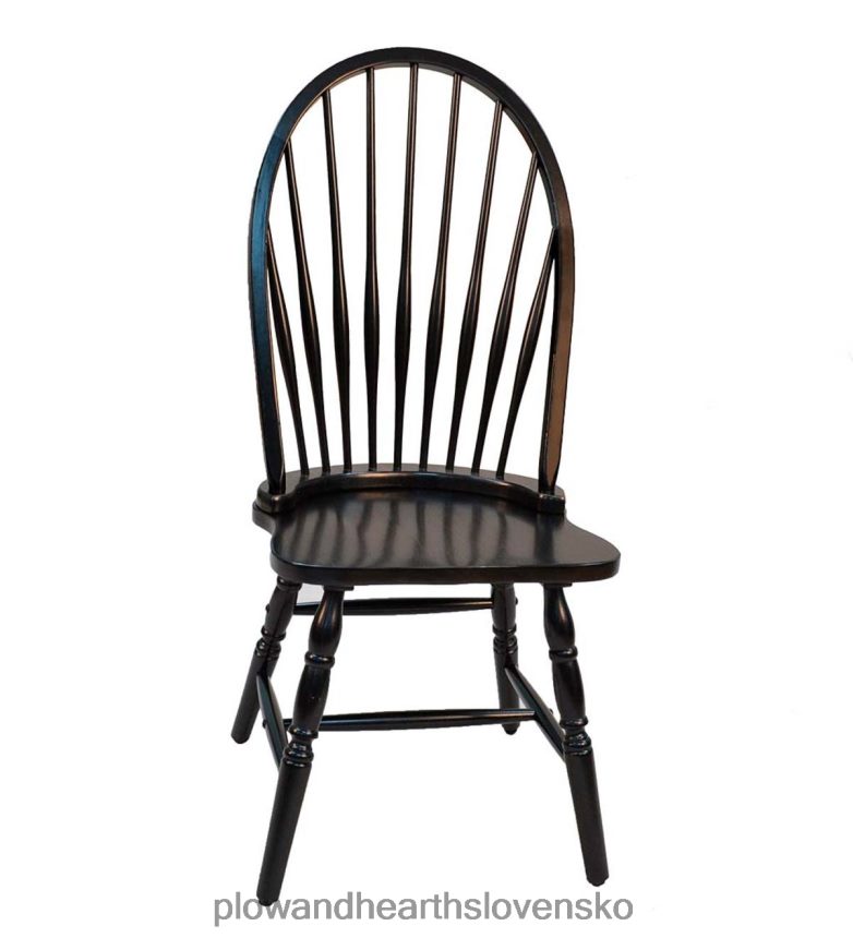 Plow & Hearth tradičná windsorská stolička z tvrdého dreva - espresso 6P208P2034 nábytok