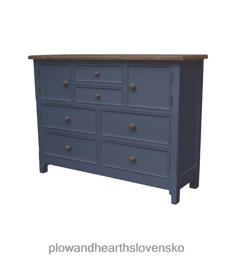 Plow & Hearth laurel ridge farmhouse collection fletcher double chest - kakao 6P208P2085 nábytok