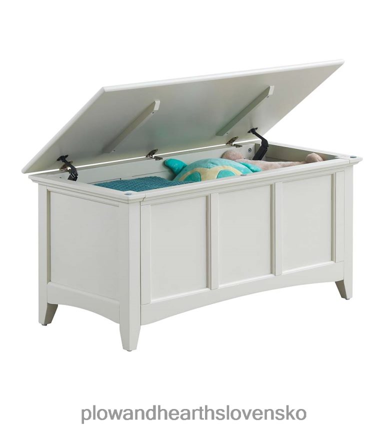 Plow & Hearth odkladacia truhlica/konzola s výklopným panelom - starožitná slonovina 6P208P2080 nábytok