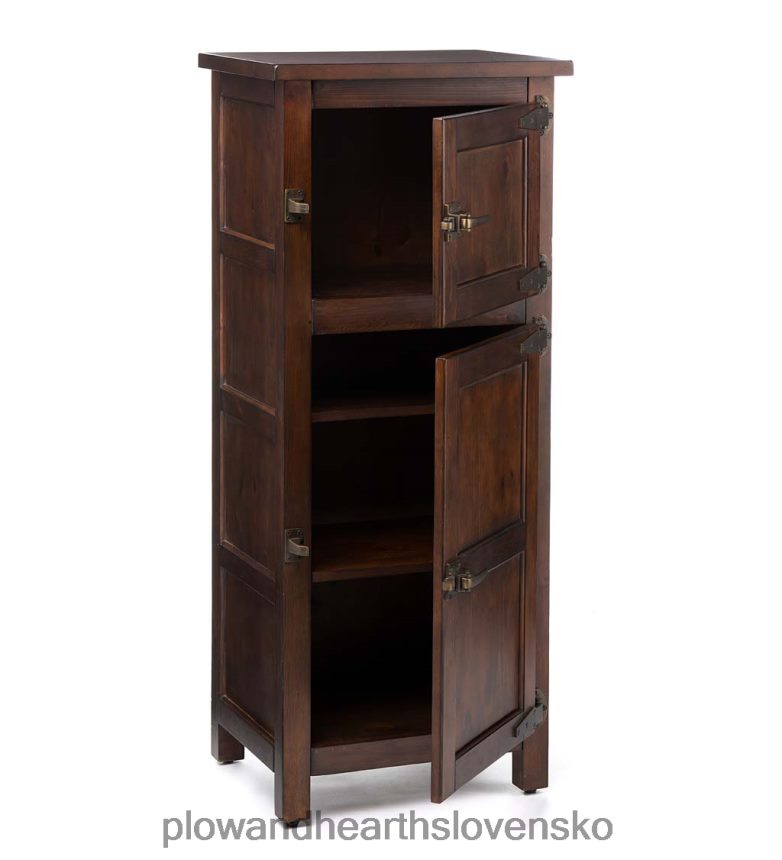 Plow & Hearth portlandský ľadový box drevená želé skrinka s replikou hardvéru 6P208P2077 nábytok