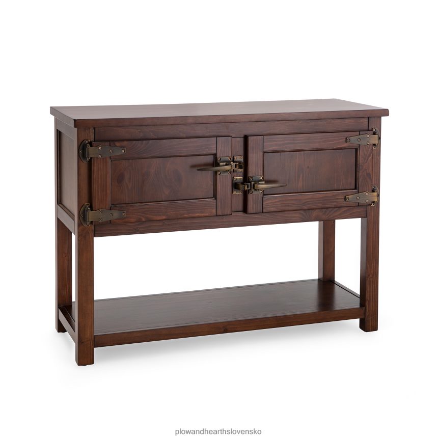 Plow & Hearth portlandský úložný konzolový stolík na ľad s replikou hardvéru 6P208P2078 nábytok