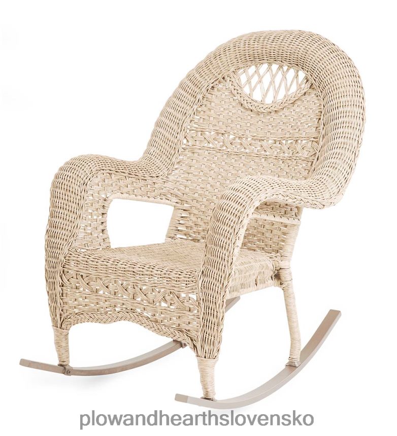 Plow & Hearth prospect hill prútené hojdacie kreslo - naplavené drevo 6P208P3262 nábytok