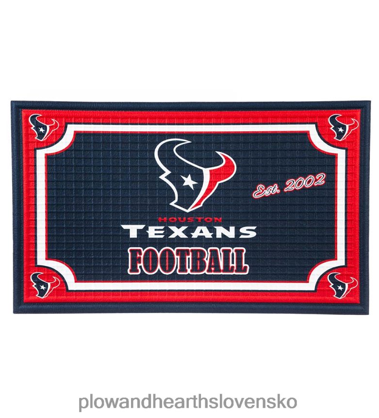 Plow & Hearth vnútorná/vonkajšia embosovaná rohožka nfl team pride - houston texans 6P208P3091 sezónne a darčeky
