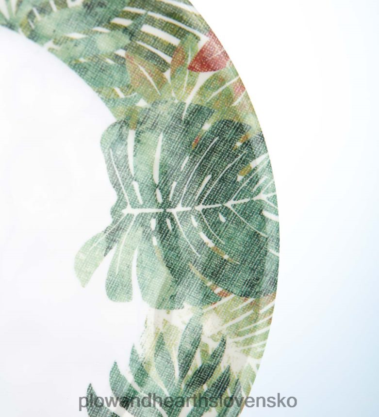 Plow & Hearth pasáty melamínové šalátové taniere, sada 6 ks - pasáty 6P208P3203 sezónne a darčeky