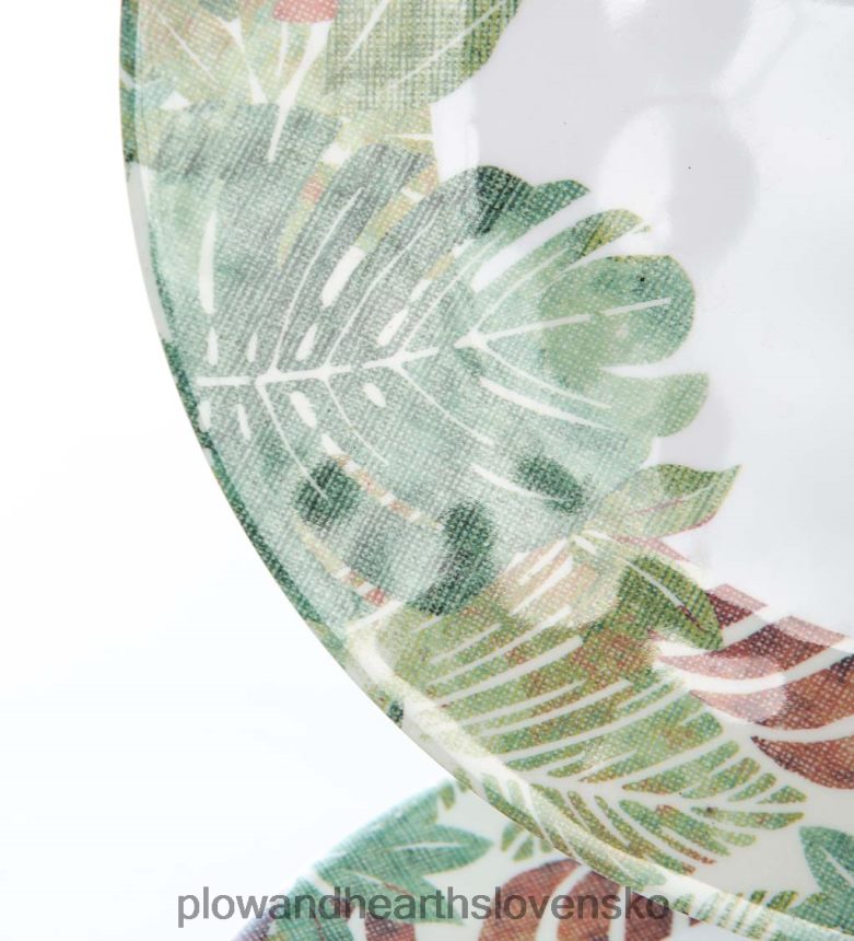 Plow & Hearth pasáty melamínové šalátové taniere, sada 6 ks - pasáty 6P208P3203 sezónne a darčeky