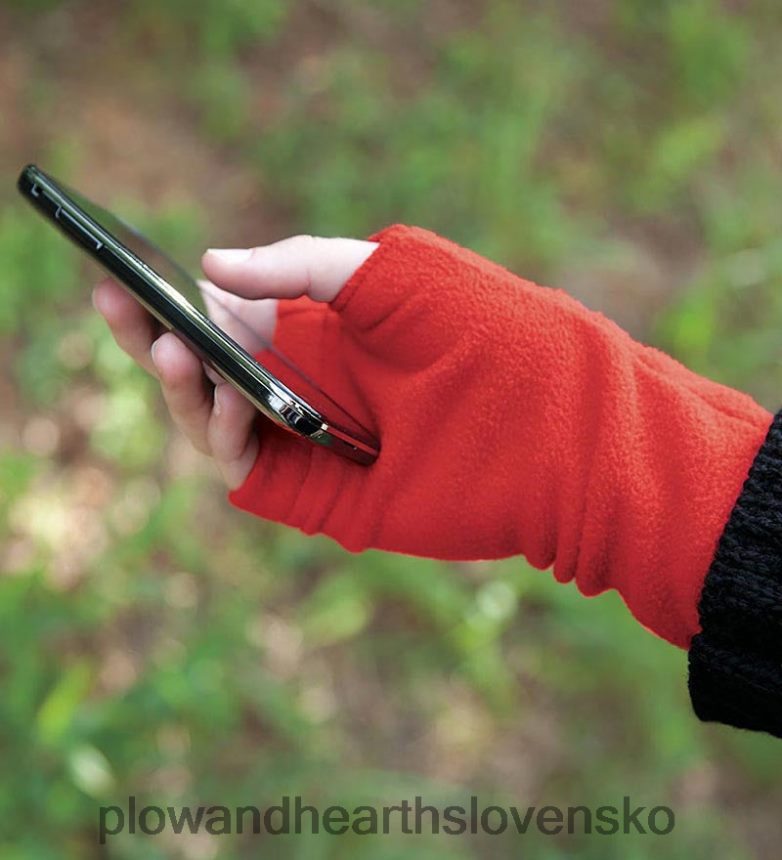 Plow & Hearth fleecové rukavice bez prstov pre mužov a ženy 6P208P3007 sezónne a darčeky