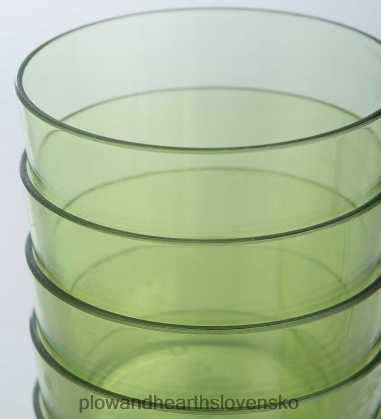 Plow & Hearth jazero modrý akryl vysoký 20 oz. poháre, sada 6 ks 6P208P3169 sezónne a darčeky