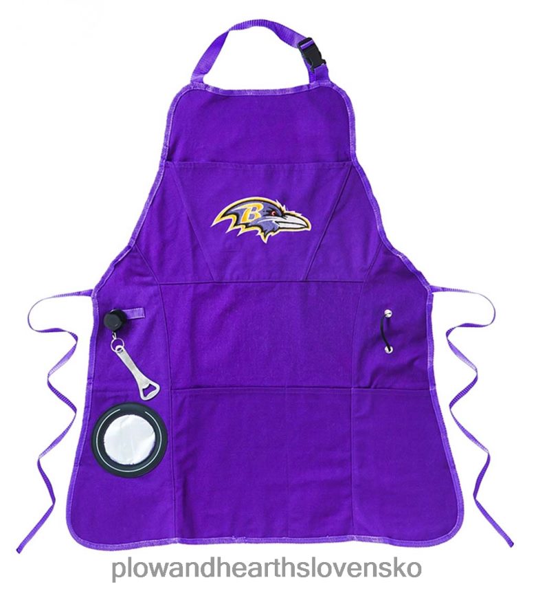 Plow & Hearth luxusné bavlnené plátno nfl team pride zástera na grilovanie/varenie – chicagské medvede 6P208P2988 sezónne a darčeky