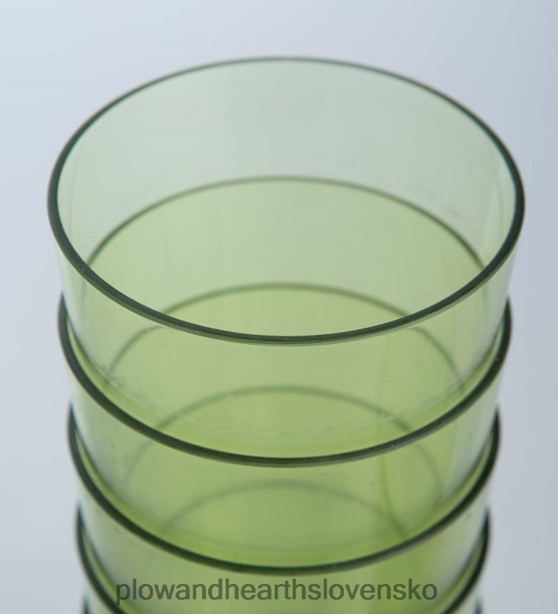 Plow & Hearth machovo zelený akryl vysoký 20 oz. poháre, sada 6 ks 6P208P3204 sezónne a darčeky