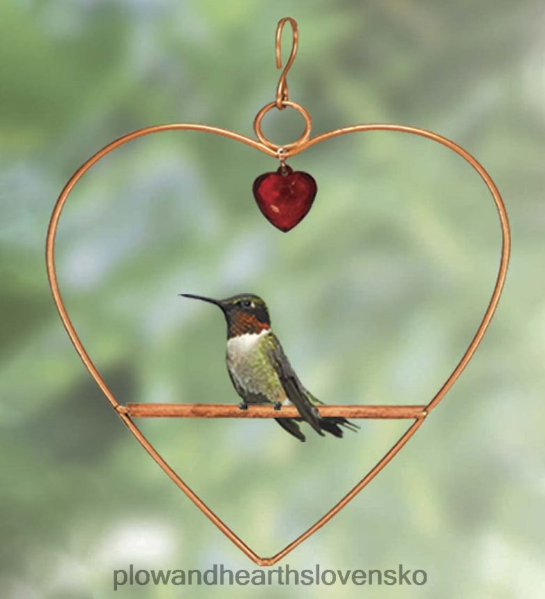 Plow & Hearth pípanie srdca vtáčia hojdačka 6P208P3003 sezónne a darčeky