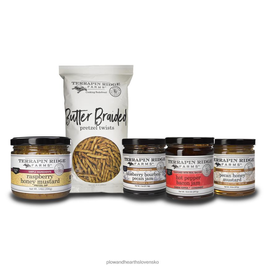 Plow & Hearth vzorkovník slávnostných obľúbených nátierok vyrobený v USA 6P208P3017 sezónne a darčeky