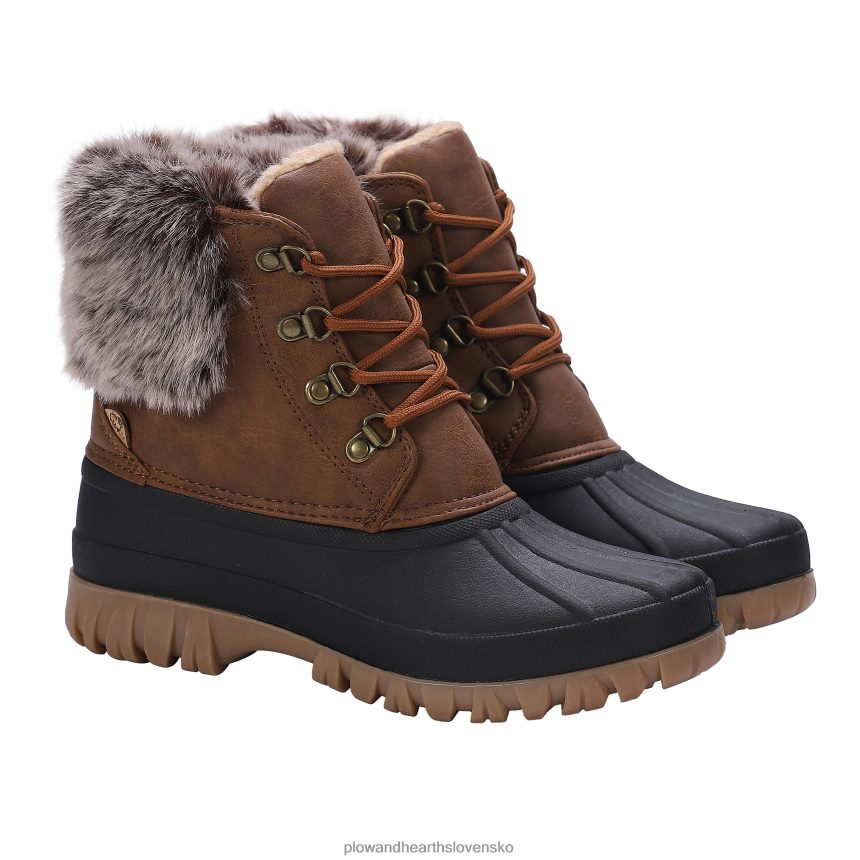 Plow & Hearth Dámske brielle čižmy lamo - voskovaný gaštan - veľkosť 5 6P208P3040 sezónne a darčeky