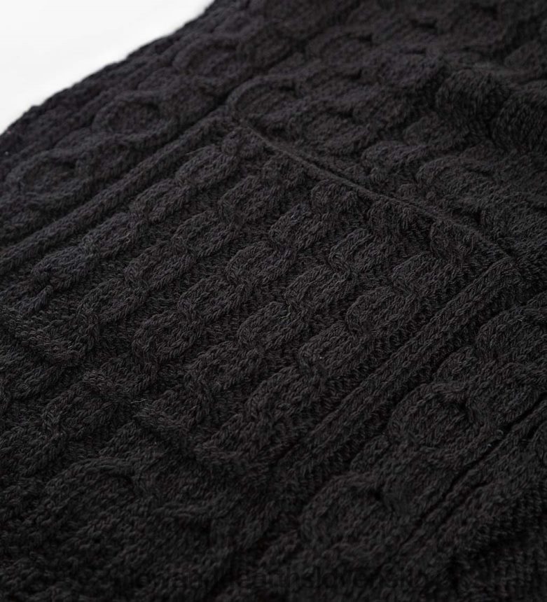 Plow & Hearth dámsky zavinovací sveter z írskej merino vlny - červený 6P208P3039 sezónne a darčeky