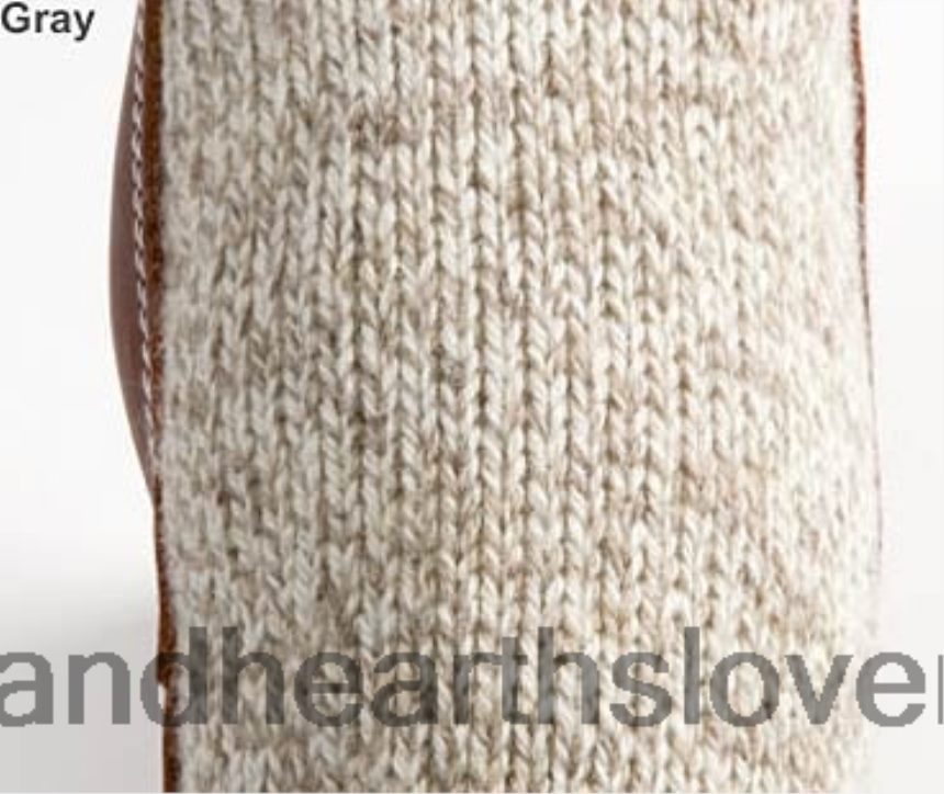 Plow & Hearth originál žaluďová papučová ponožka - drevené uhlie - xx-small 6P208P3066 sezónne a darčeky