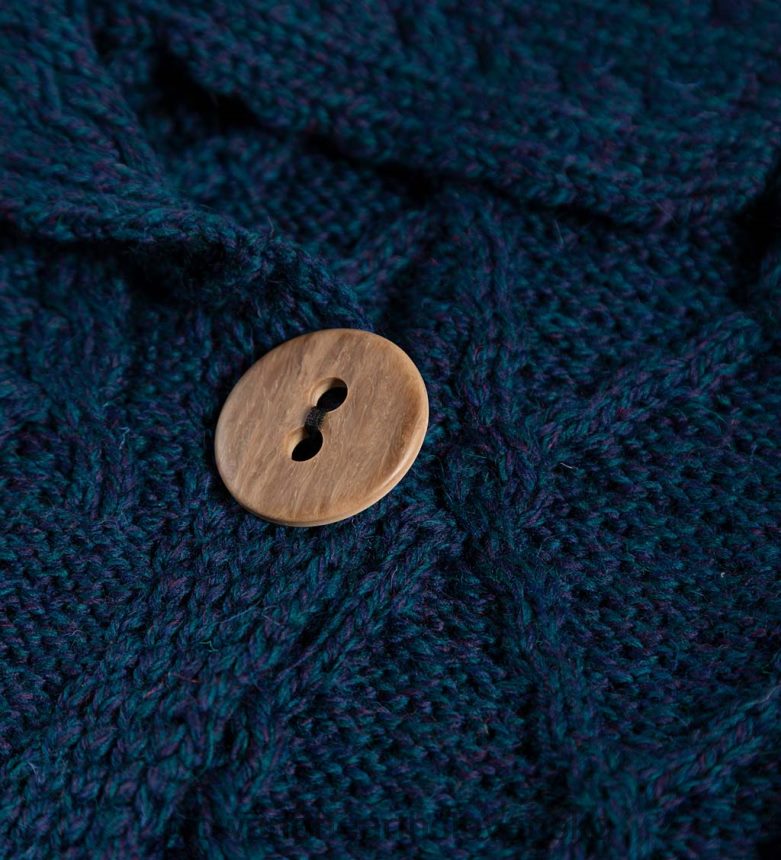 Plow & Hearth sveter z merino vlny corina cardigan s predným dielom na jeden gombík - horčica - l (12-14) 6P208P2981 sezónne a darčeky