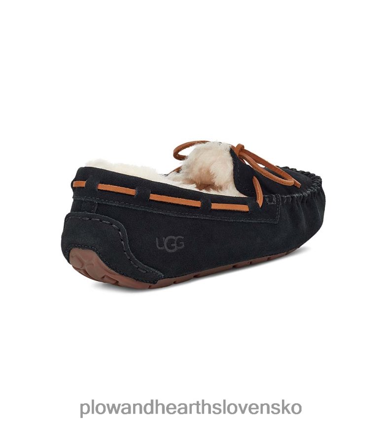 Plow & Hearth ugg dakota dámske semišové mokasínové papuče - čierne - veľkosť 6 6P208P3058 sezónne a darčeky