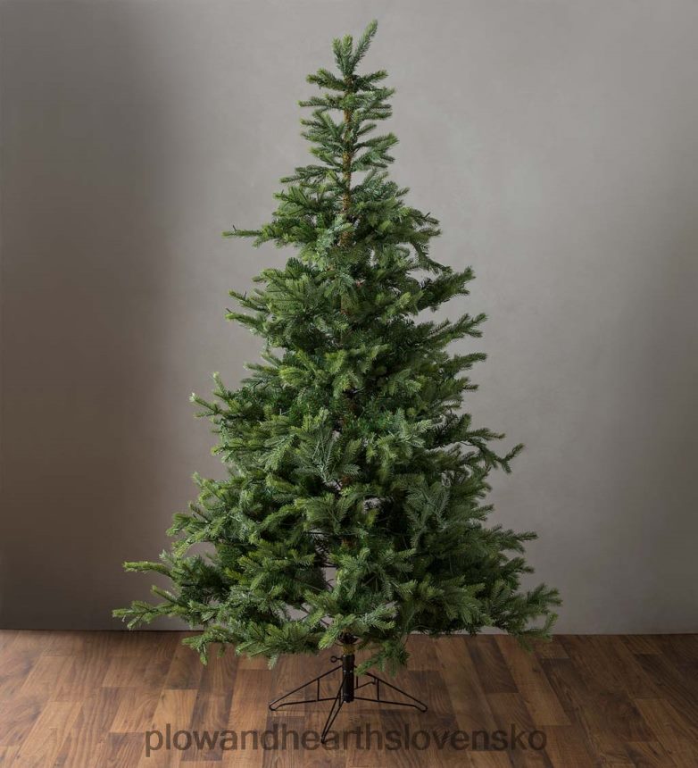 Plow & Hearth Vianočné stromčeky jedľa grandis s 8-funkčnými teplými bielymi LED diódami 6P208P2240 sezónne a darčeky