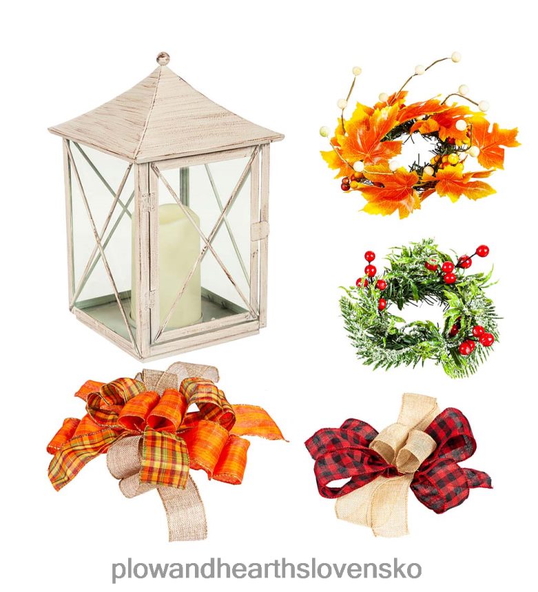 Plow & Hearth led vymeniteľný lampáš s dekorom na stôl s blikajúcou sviečkou 6P208P2241 sezónne a darčeky