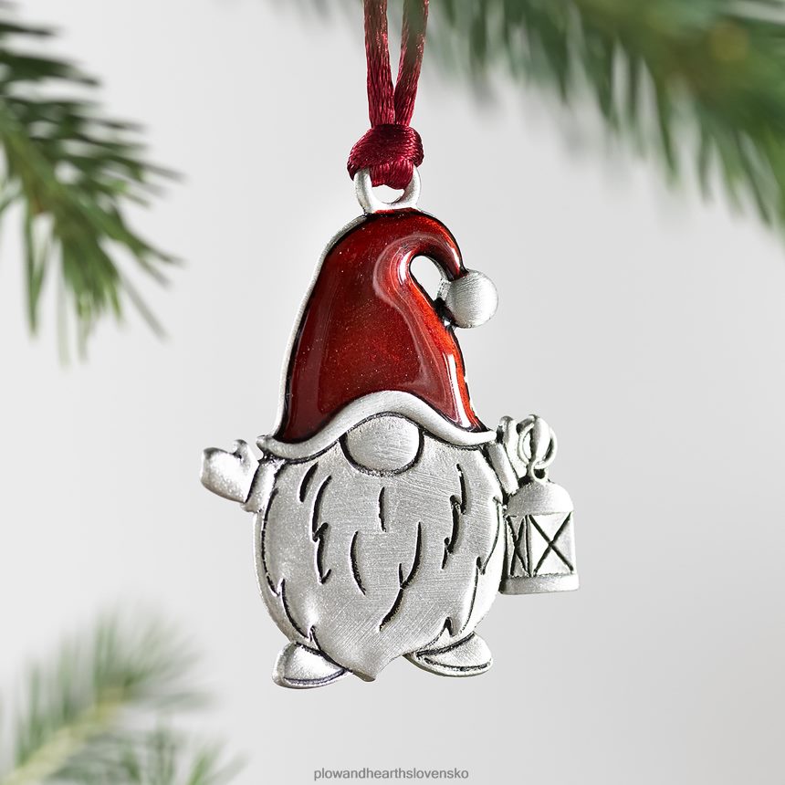 Plow & Hearth masívna cínová ozdoba na vianočný stromček - vianočná hviezda 6P208P2162 sezónne a darčeky