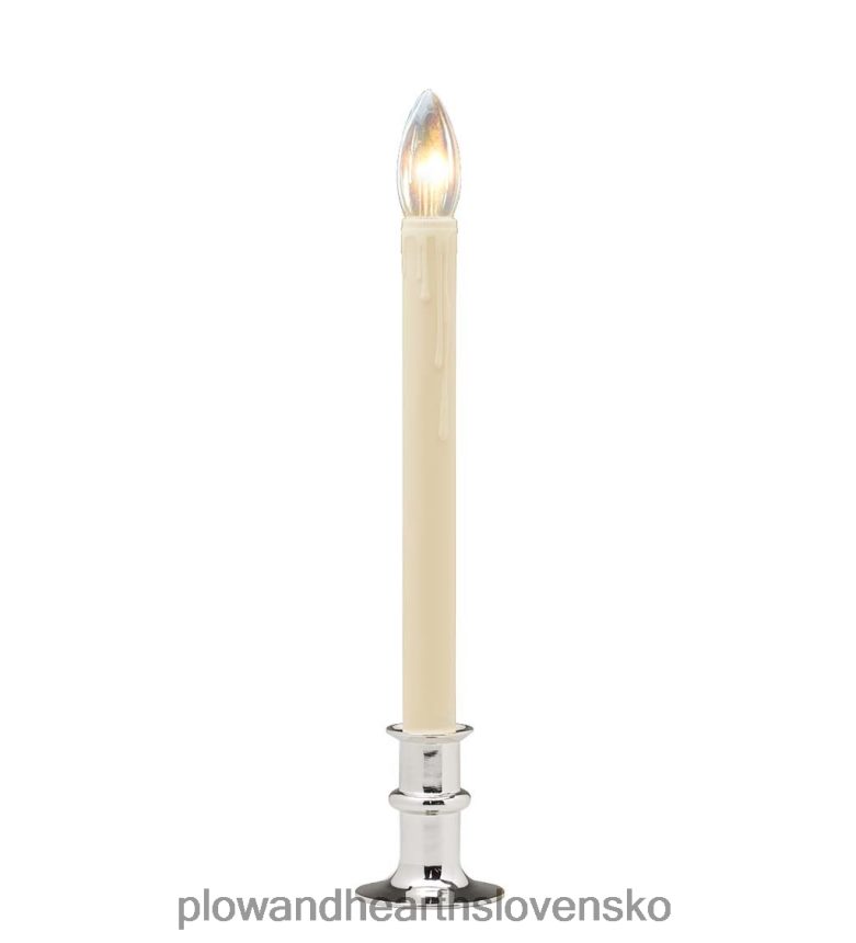 Plow & Hearth nastaviteľné sady okenných sviečok s časovačom a diaľkovým ovládaním 6P208P2270 sezónne a darčeky