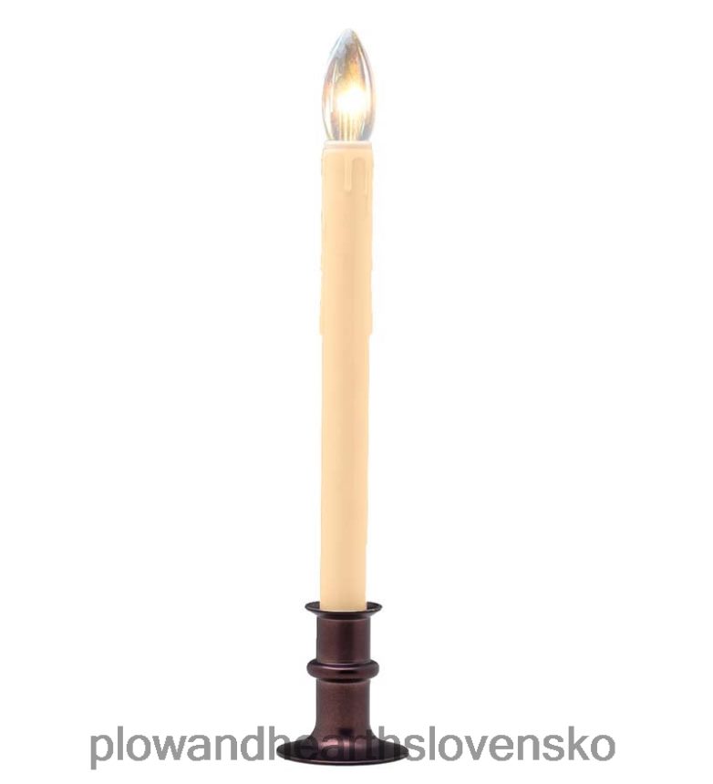 Plow & Hearth nastaviteľné sady okenných sviečok s časovačom a diaľkovým ovládaním 6P208P2270 sezónne a darčeky