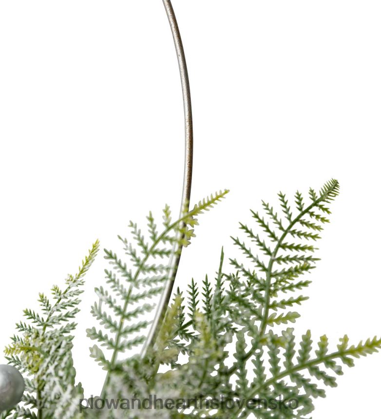 Plow & Hearth osvetlený sviatočný obručový veniec so stromami z fliaš 6P208P2173 sezónne a darčeky