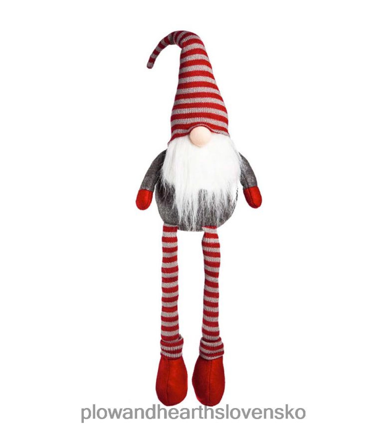 Plow & Hearth plyšové dlhé nohy 22" santa 6P208P2275 sezónne a darčeky