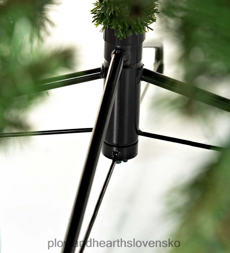 Plow & Hearth vianočný stromček z borovice keswick s teplými bielymi LED svetlami 6P208P2293 sezónne a darčeky