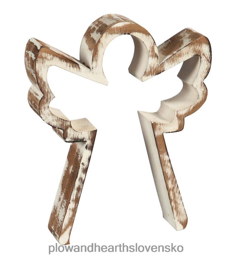 Plow & Hearth vnorené drevené sviatočné figúrky, sada 3 ks 6P208P2230 sezónne a darčeky