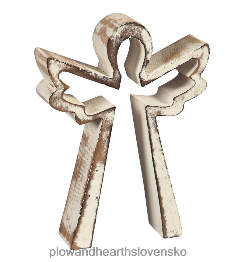 Plow & Hearth vnorené drevené sviatočné figúrky, sada 3 ks 6P208P2230 sezónne a darčeky